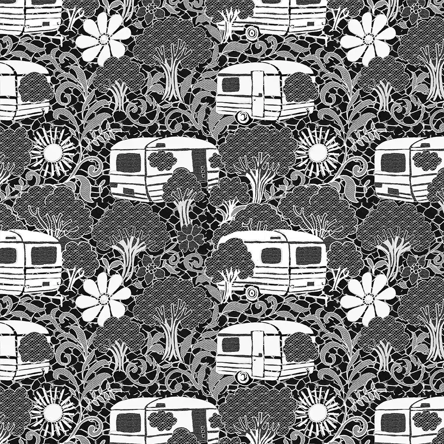 Caravans & flowers